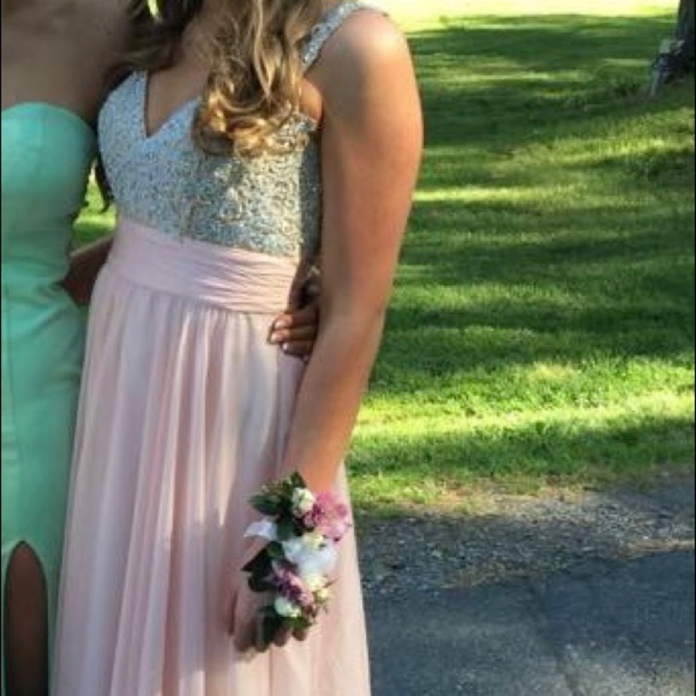 Light Pink Ling Prom Dress